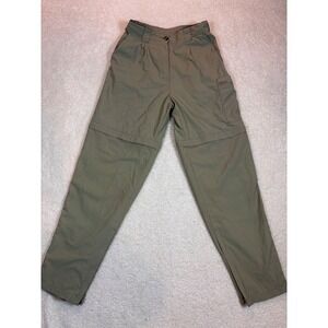 Ex Officio Womens 18 Convertible Pants Gray Cargo Outdoor Hiking 26x30